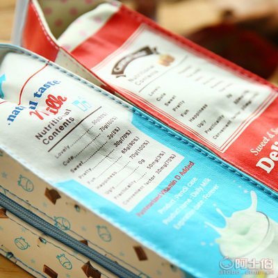 【振輝韓版創(chuàng)意可愛(ài)筆袋趣味仿真牛奶筆袋創(chuàng)意收納零錢(qián)包文具盒廠家直銷(xiāo)21*6】義烏市振輝日用品廠 - 產(chǎn)品庫(kù)